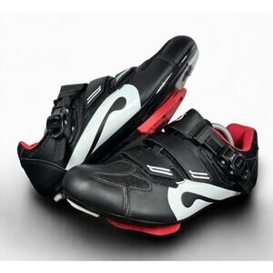 Peloton Cycling Shoes - EU 41 Men’s Sz 8 - Women’s Sz 10 - Black/Red NEW